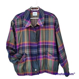 COPY - Vintage Plaid Wool Coat